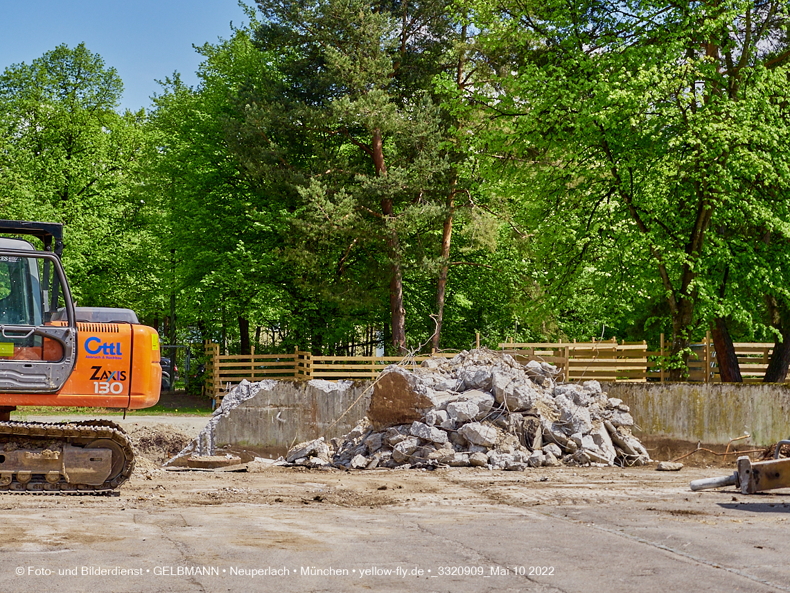 10.05.2022 - Baustelle am Haus für Kinder in Neuperlach